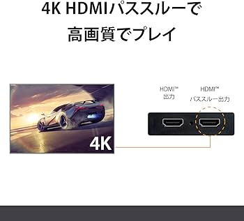 Amazon.co.jp: j5 create USB-C HDMI ゲームキャプチャーボート 4K画面