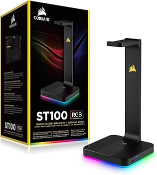 Amazon.co.jp: Corsair ST100 RGB RGB対応ヘッドセットスタンド SP767