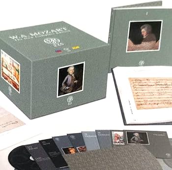 モーツァルト大全集セット:CD(1枚欠品),作品総目録,解説書