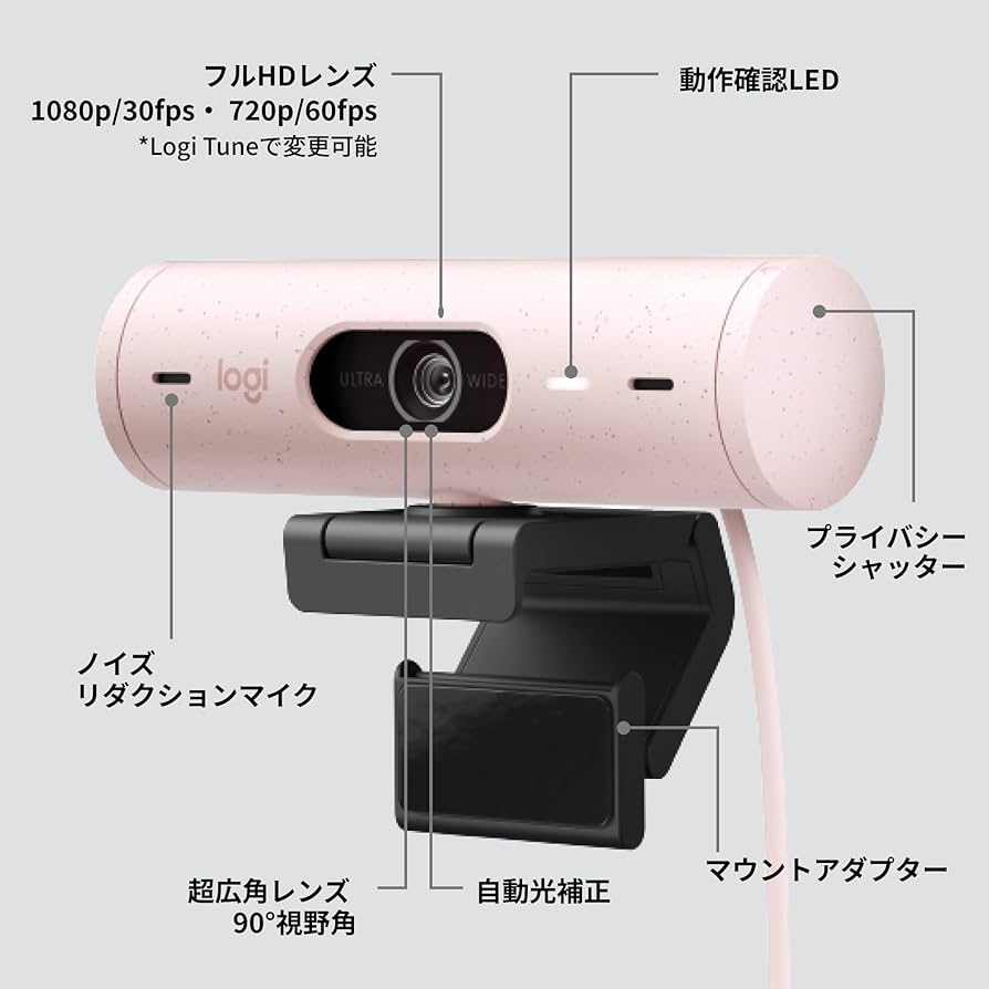 Amazon.co.jp: ロジクール Webカメラ フルHD 1080P オートフォーカス