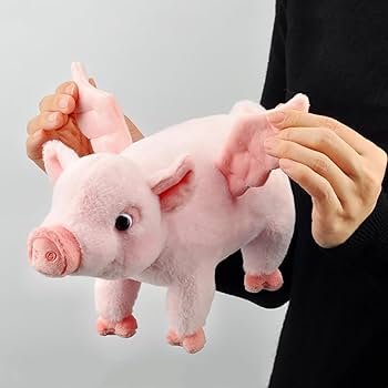 Amazon.co.jp: ZCPACE かわいい豚のぬいぐるみ - 11インチ かわいい