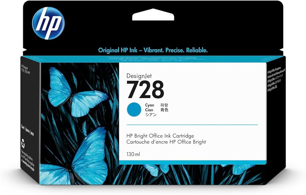 Amazon.co.jp: 日本HP HP728 インクカートリッジ シアン130ml F9J67A