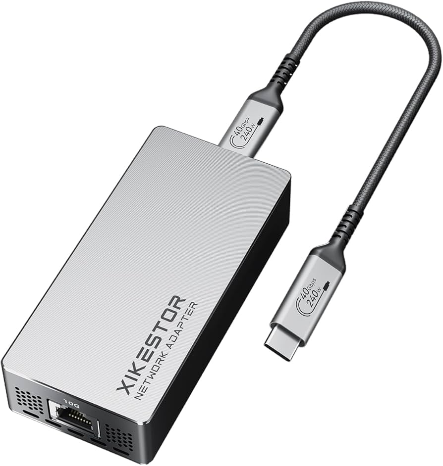 Amazon.com: 10G Ethernet Adapter, USB4 to 10G Base-T Thunderbolt 3