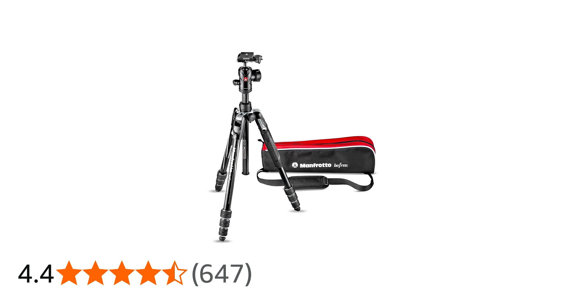 Amazon | マンフロット(Manfrotto) befreeアドバンス アルミ4段 T三脚