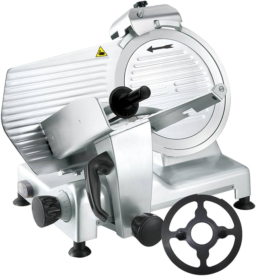 Amazon | 業務用 ミートスライサー 電動 肉スライサー【回転刃300mm