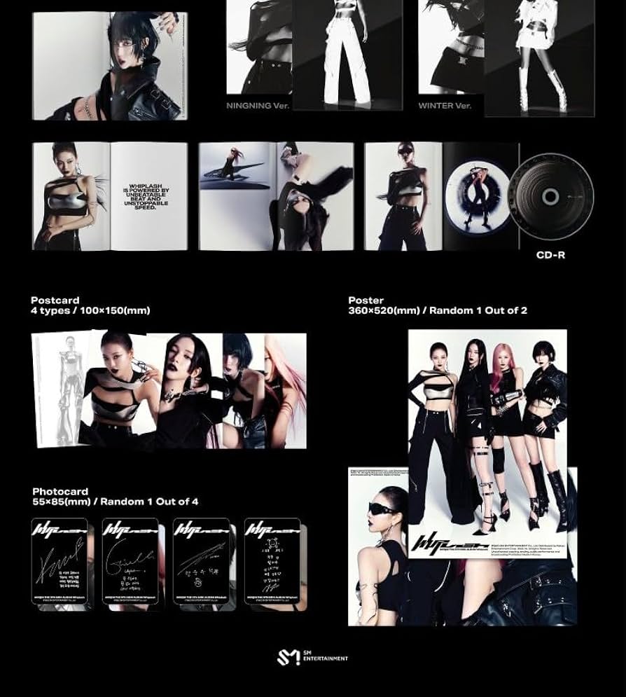 Amazon.com: Generic aespa Whiplash 5th Mini Album BEAT Ver with