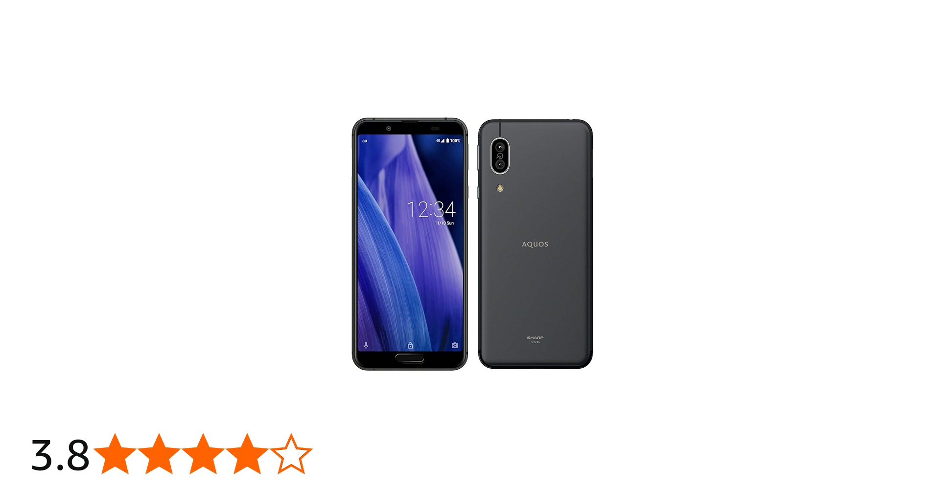 Amazon.co.jp: [Refurbished] SHARP AQUOS SENSE3 SHV45 au Black, 5.5