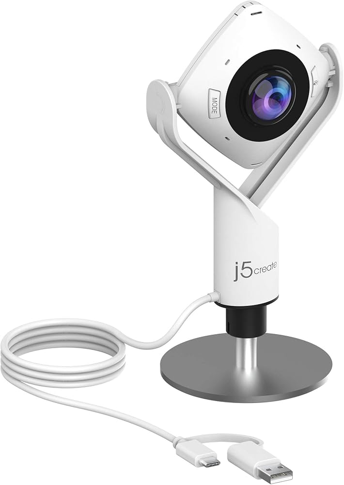 Amazon.com: j5create 360 Degree All Around Webcam - 1080P HD Video