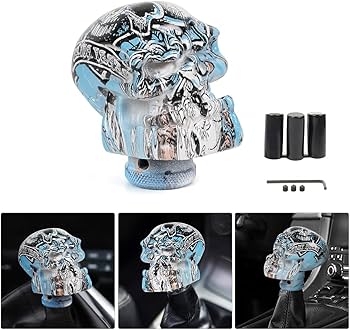 Amazon.co.jp: MUTEKI シフトノブ スカル 骸骨 おもしろ ギア