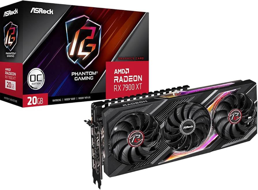 Amazon.com: ASRock AMD Radeon™ RX 7900 XT Phantom Gaming 20GB OC