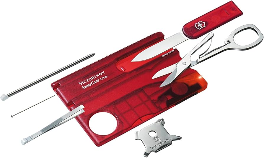 Victorinox Swiss Card Lite Swiss Army Knife, 13 Functions, Swiss