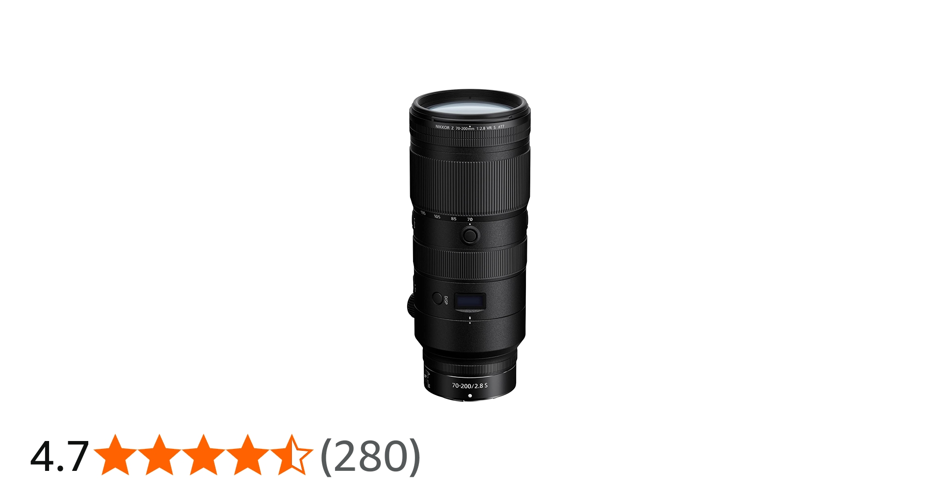 Amazon.co.jp: ニコン NIKKOR Z 70-200mm f/2.8 VR S レンズ : 家電