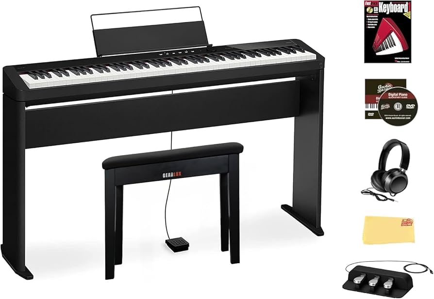 Amazon.com: Casio PX-S3100 Privia Digital Piano - Black Bundle