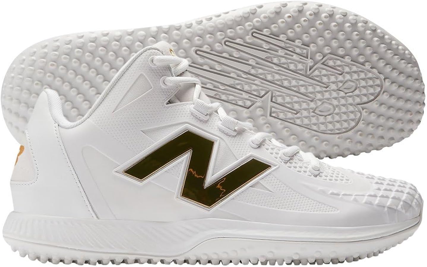 Amazon.com | New Balance Men's Ohtani 1 Baseball Turf Shoes White