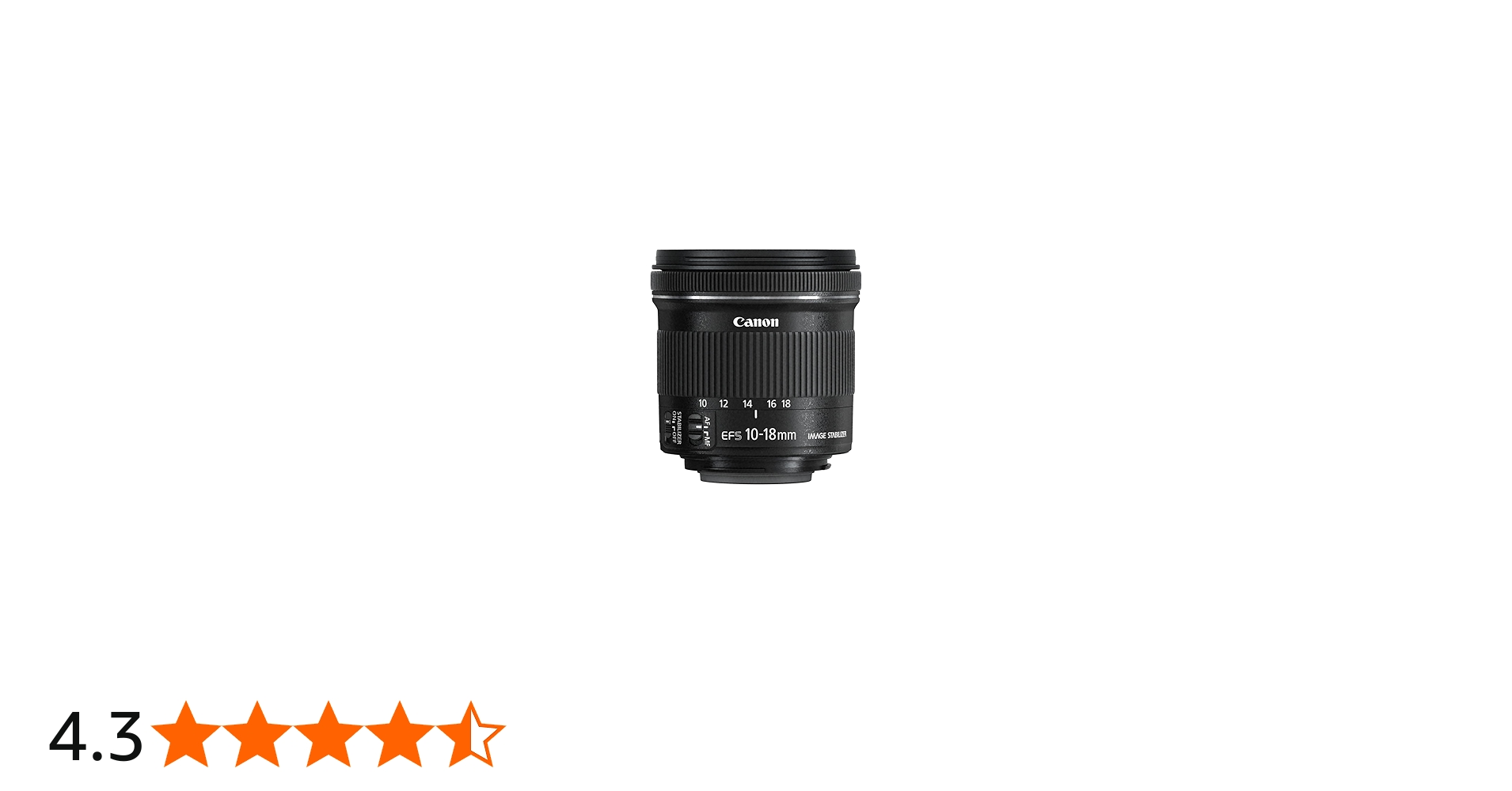 Amazon.co.jp: Canon 超広角ズームレンズ EF-S10-18mm F4.5-5.6 IS STM