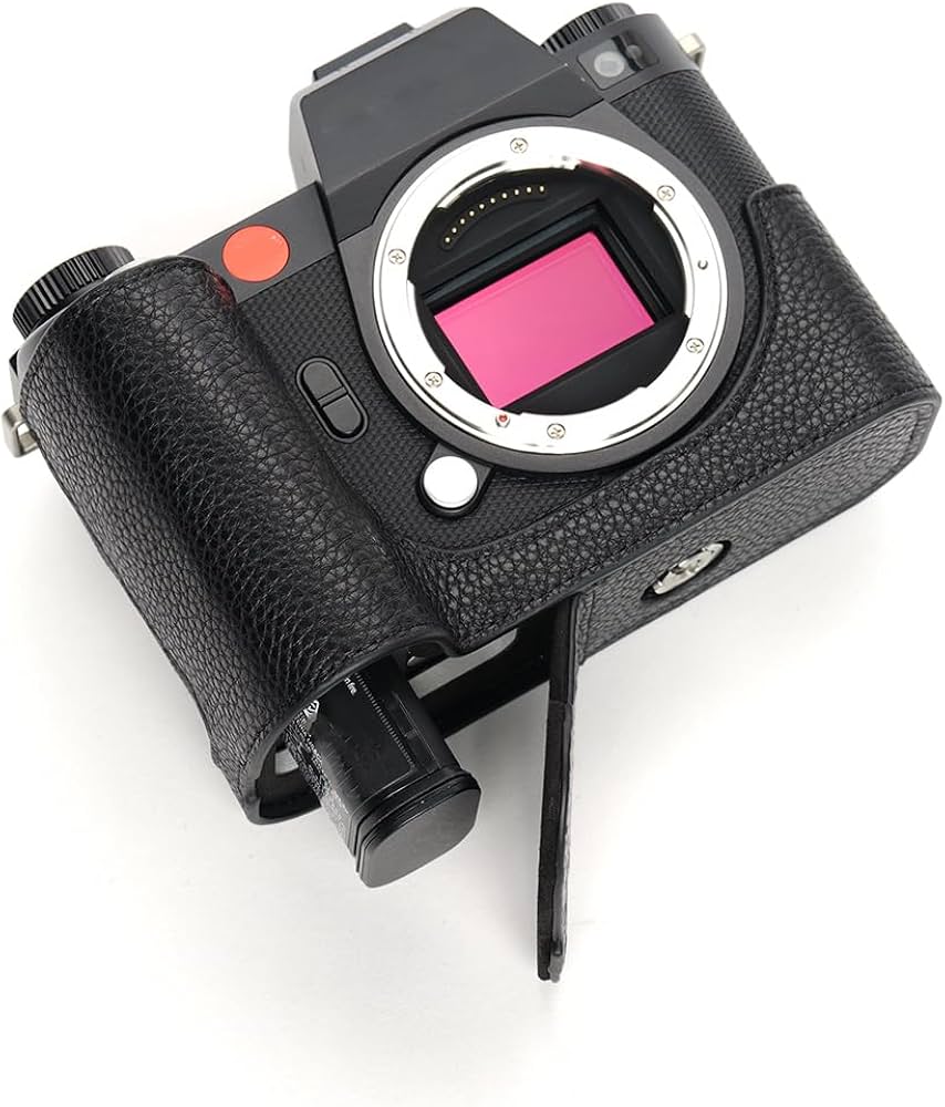 Amazon | ライカ SL3用ハンドメイド本革ハーフカメラケースバッグ