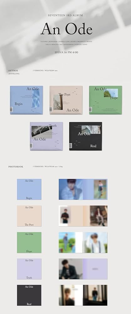 Amazon.co.jp: SEVENTEEN - AN ODE (Vol.3) CD Truth ver. : ホビー