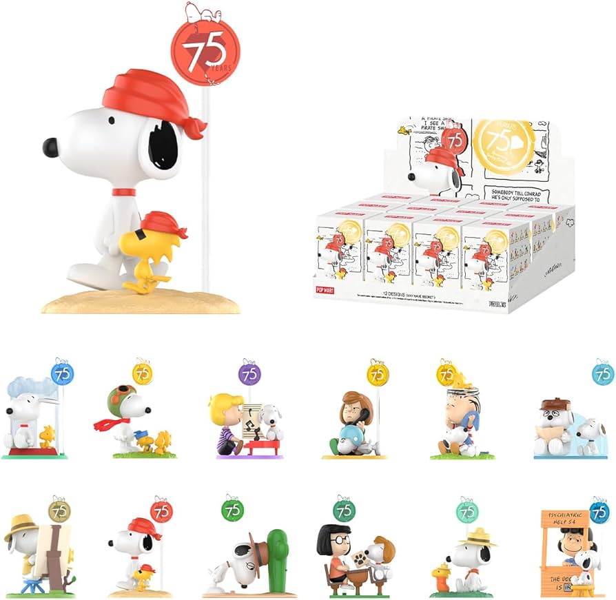 Amazon | POP MART Peanuts 75th Anniversary スヌーピー コミック