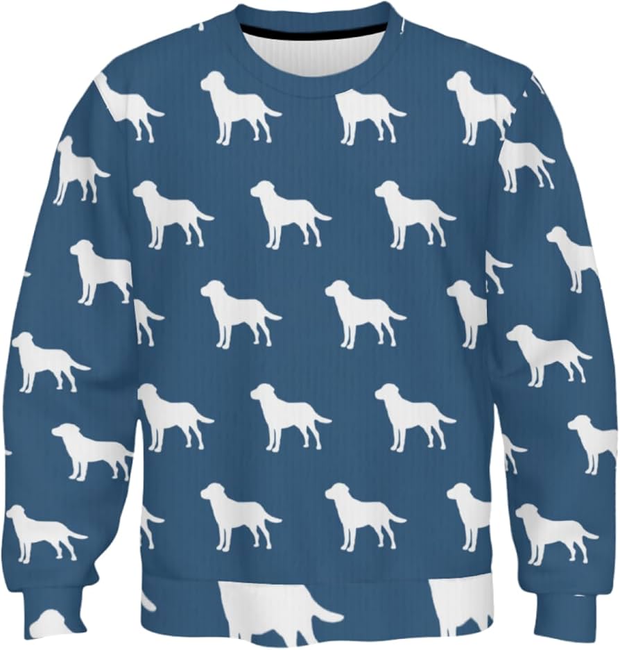 Amazon.co.jp: セーター ラブラドール レトリバー 犬柄 メンズ ニット