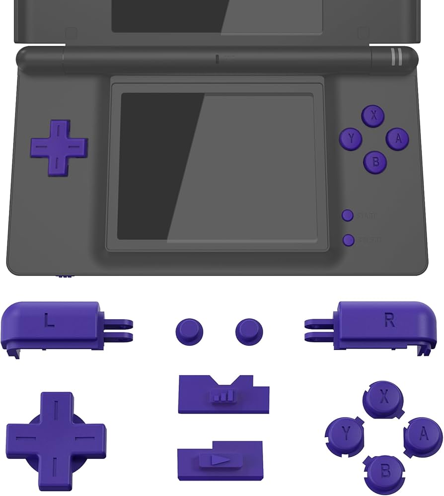 Amazon.com: eXtremeRate Purple Replacement Full Set Buttons for