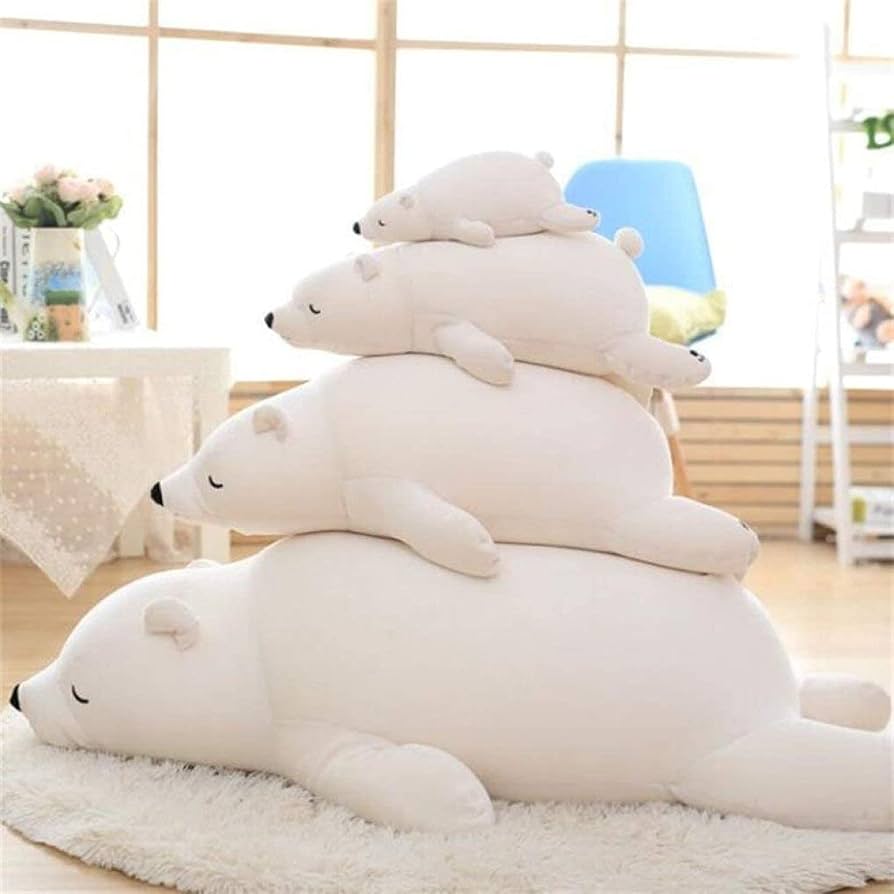 Amazon.co.jp: シロクマ 特大 ぬいぐるみ もこもこ 柔らかい かわいい