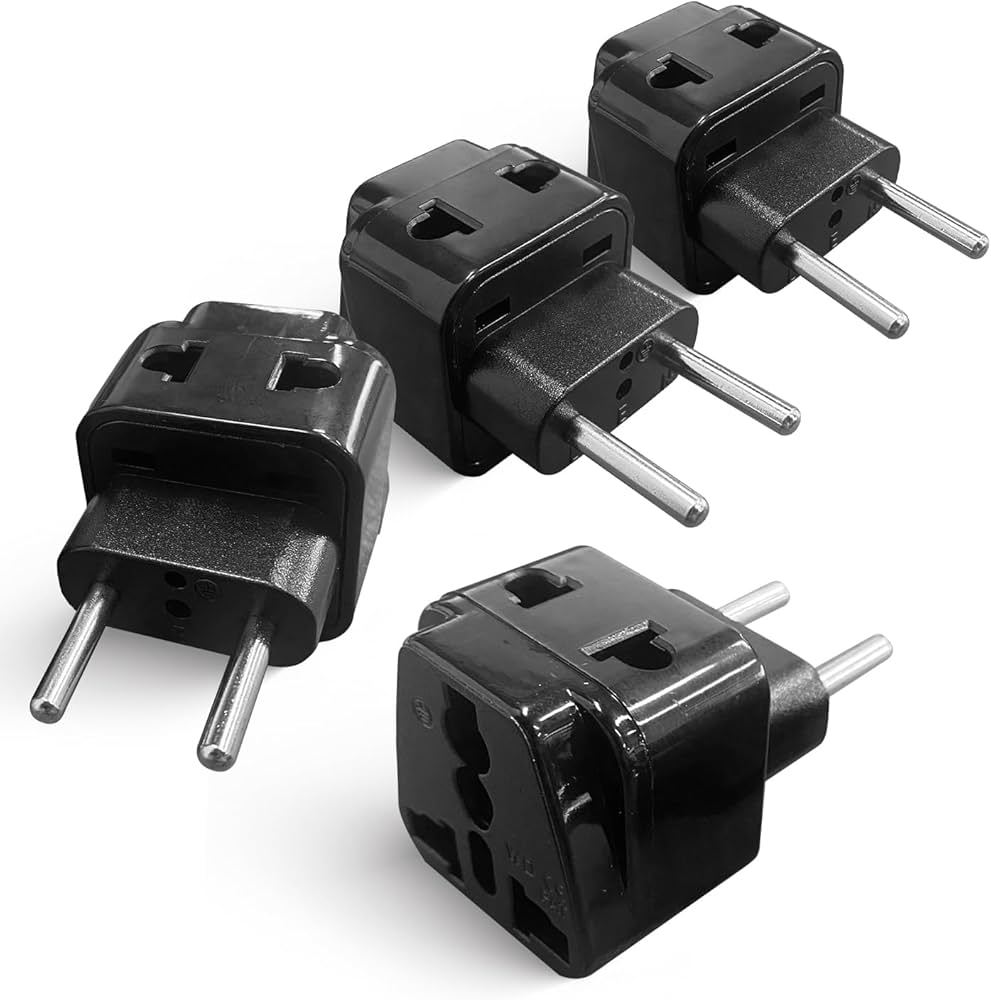 Orei OREI Europe Power Plug Adapter Works in Russia, Turkey