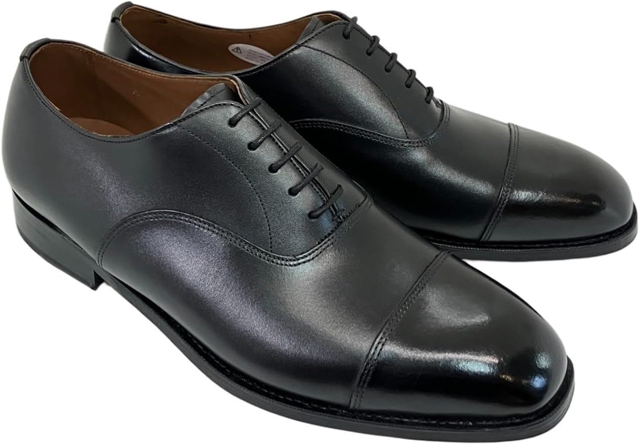 Amazon | レザーソール 360°フルマッケイ製法 内羽根ストレートチップ