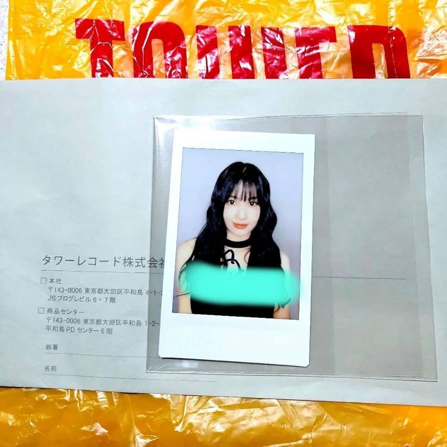 TWICE #TWICE5 タワレコ 直筆サイン入りチェキ ミナ TWICE #TWICE5