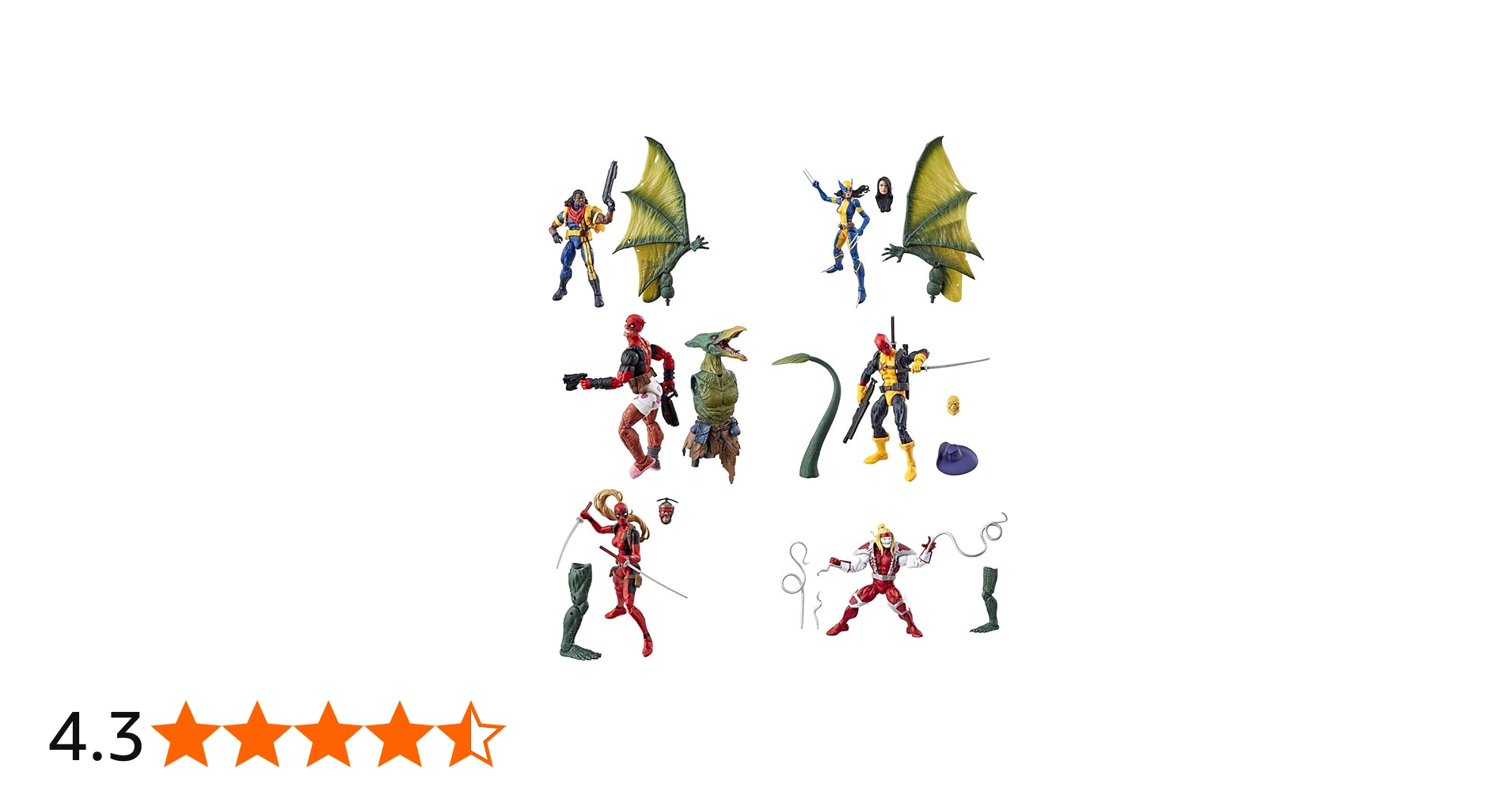 Amazon.co.jp: MCU デッドプール マーベル レジェンド ウェーブ 2 6個