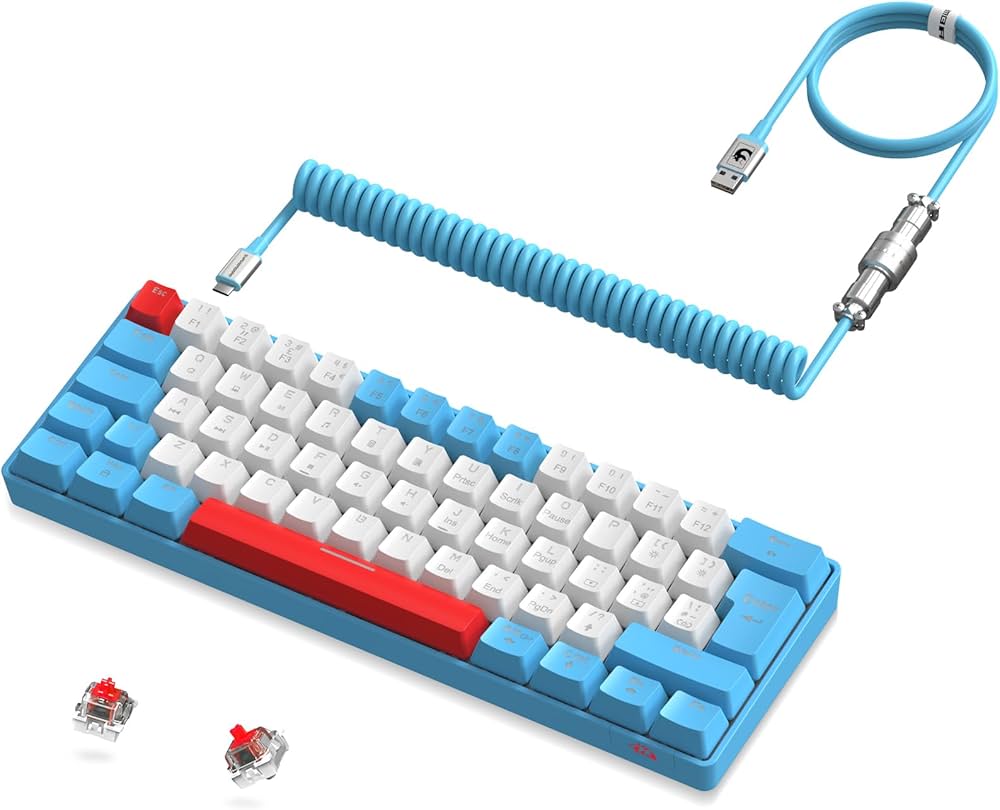 Amazon | ZIYOULANG T60 ゲーミングキーボード メカニカルキーボード