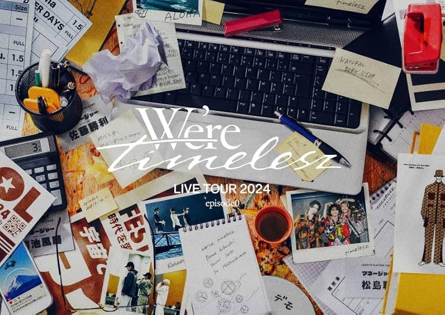 Amazon.co.jp: We're timelesz LIVE TOUR 2024 episode0 (通常盤)(2枚