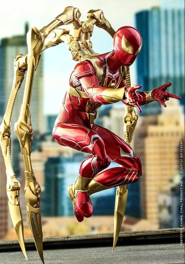 Amazon.com: Hot Toys 1:6 Spider-Man - Iron Spider Armour - Marvel