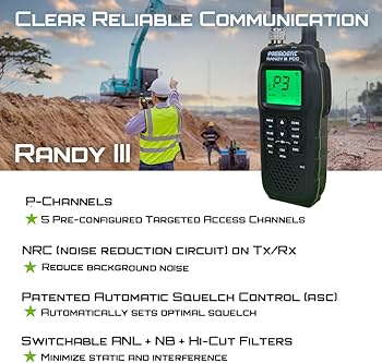 Amazon.com: President Randy III FCC AM/FM Handheld CB Radio w/P