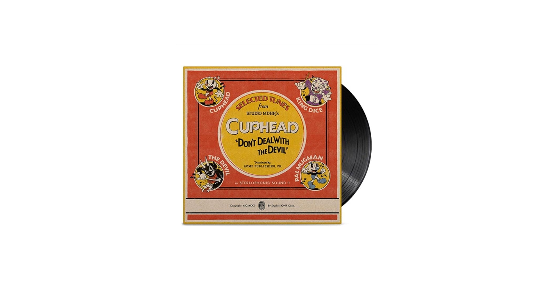 Cuphead Vinyl Soundtrack - Don't Deal With The Devil (2x 12-inch