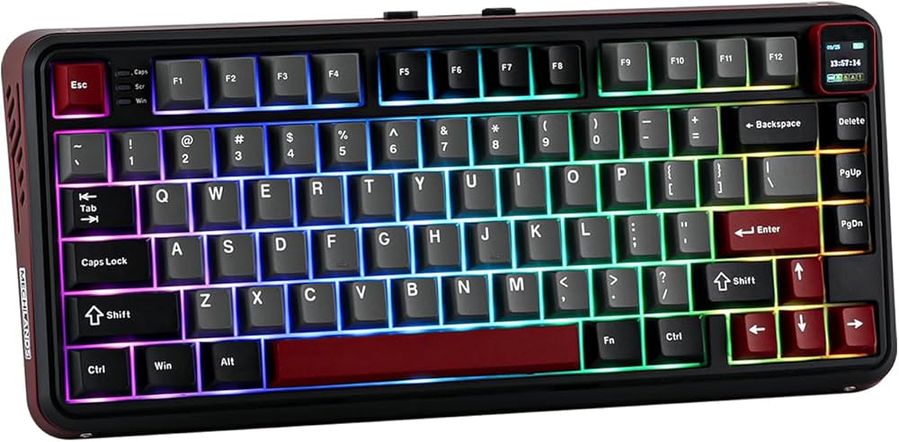 Amazon | MechLands Vibe75 75%ワイヤレスゲーミングキーボード 交換