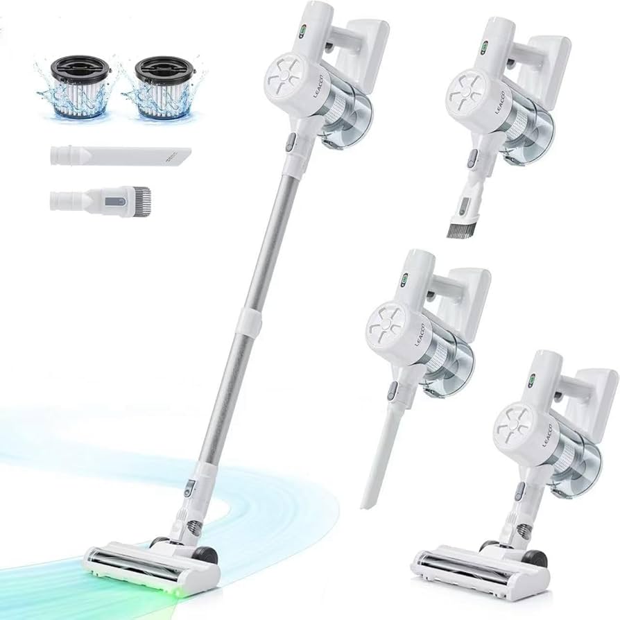 Amazon | コードレス掃除機 75000Pa LEACCO【業界初！3種掃除モード