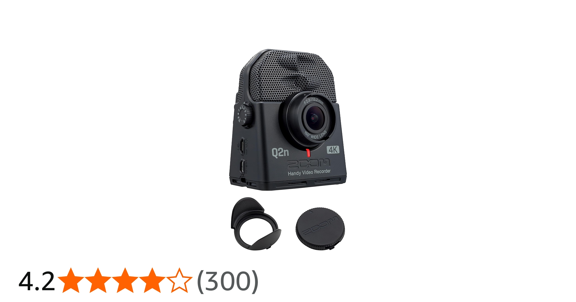 Amazon.co.jp: ZOOM ズーム Q2n-4K 4Kビデオカメラ 150°広角