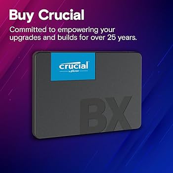 Amazon.com: Crucial BX500 1TB 3D NAND SATA 2.5-Inch Internal SSD