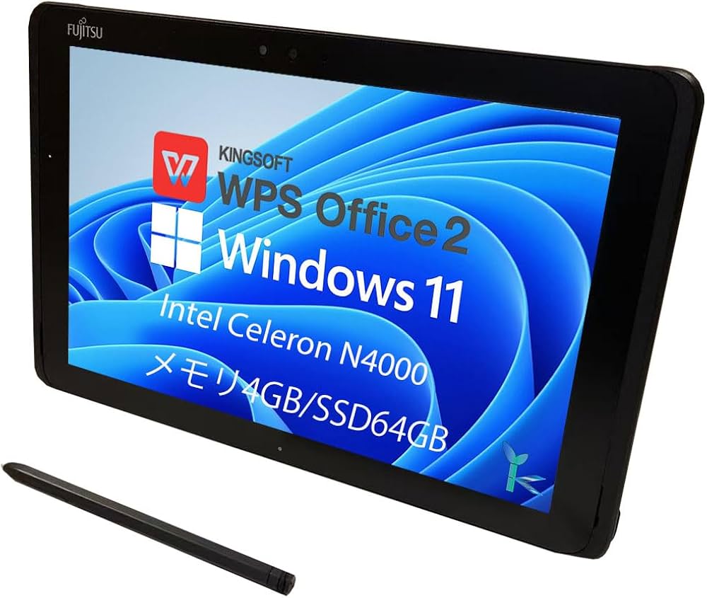 Amazon.co.jp: Fujitsu ARROWS Tab Q509 Tablet PC, Windows 11, 10.1