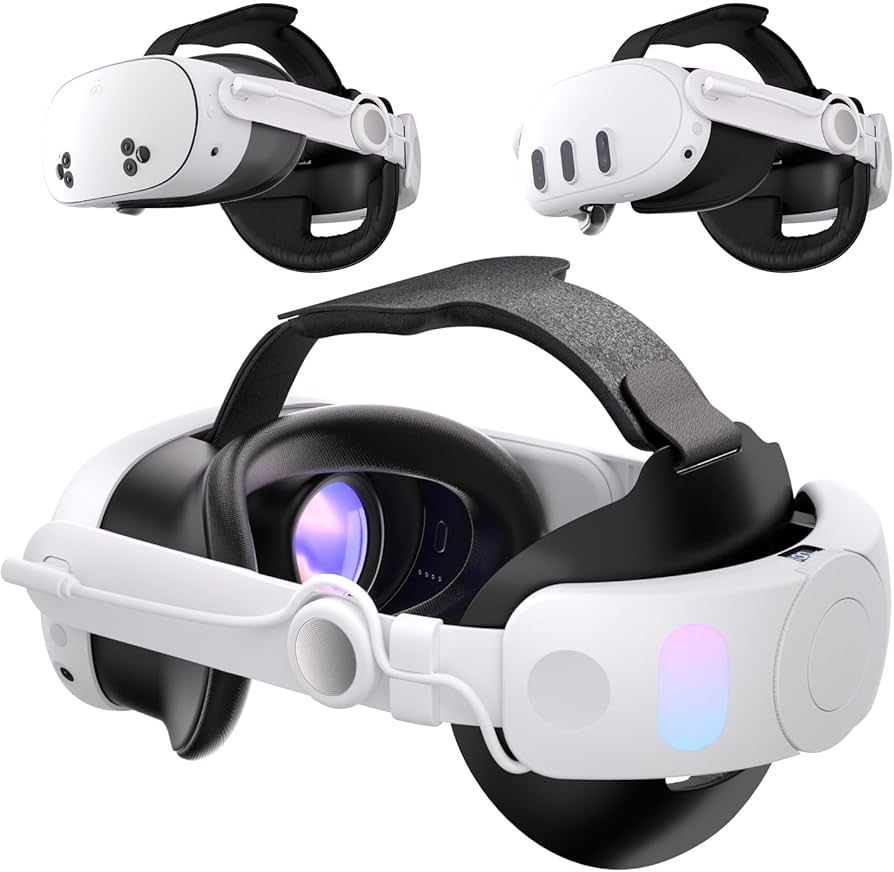 Amazon | [Iesooy] Quest 3/Quest 3S交換用ストラップ 充電機能付き 多