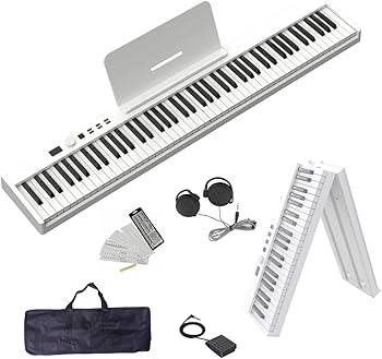 Amazon | Longeye 電子ピアノ 88鍵盤 【折り畳み式 】 生ピアノと同じ