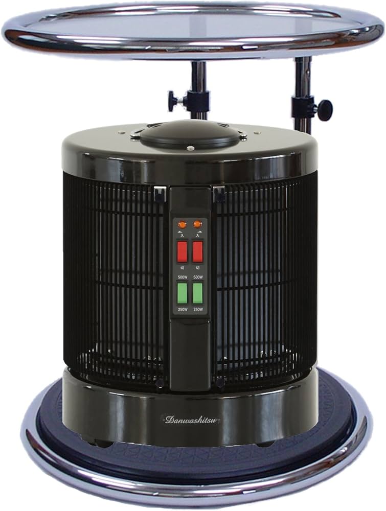 Amazon | 遠赤外線 パネルヒーター 暖話室 1000型 (ブラック) & ガラス