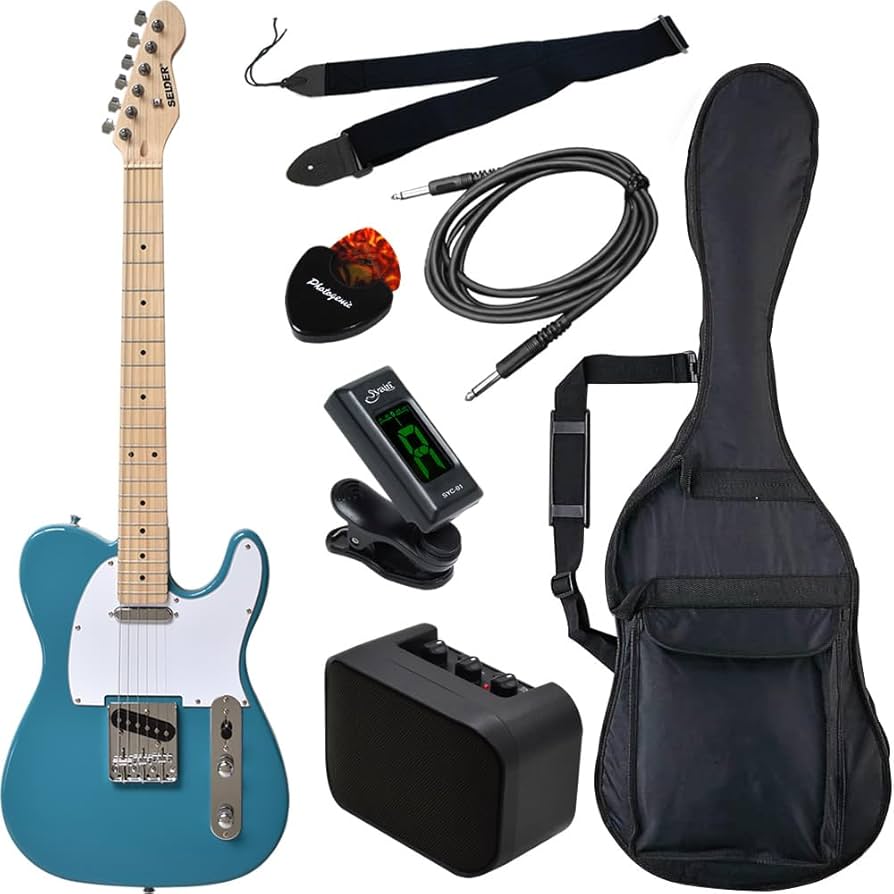 Amazon.co.jp: SELDER Electric Guitar Telecaster Type TL-17/DB Duck
