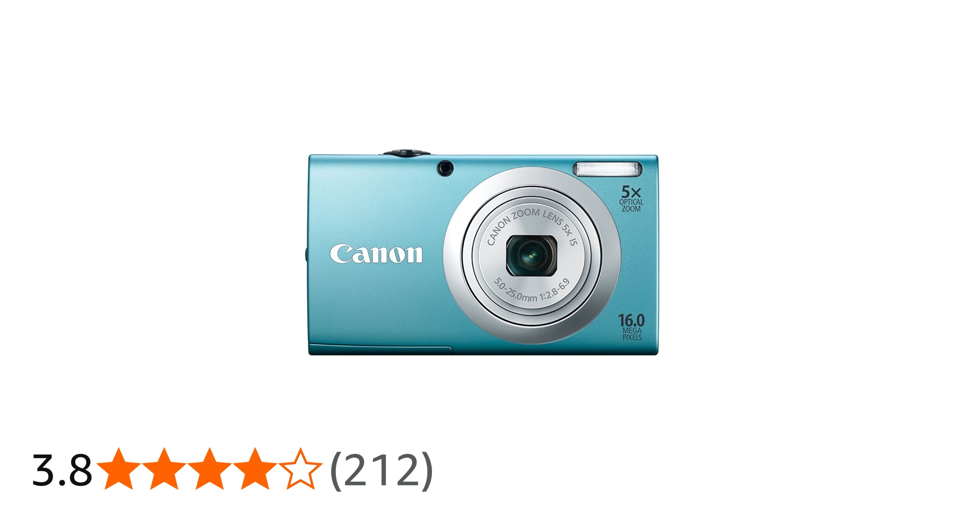 Amazon Canada: Canon 6190B005 PowerShot A2400 is 16.0 MP Digital