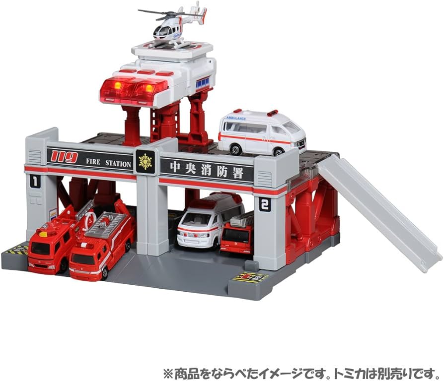 Amazon.co.jp: トミカ トミカタウンビルドシティ サウンドライト消防署