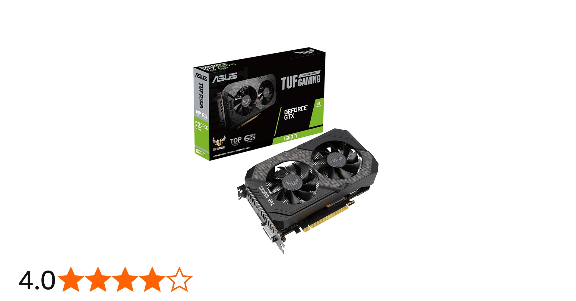 Amazon | ASUS TUF Gaming GeForce® GTX 1660 Ti EVO 搭載ビデオカード