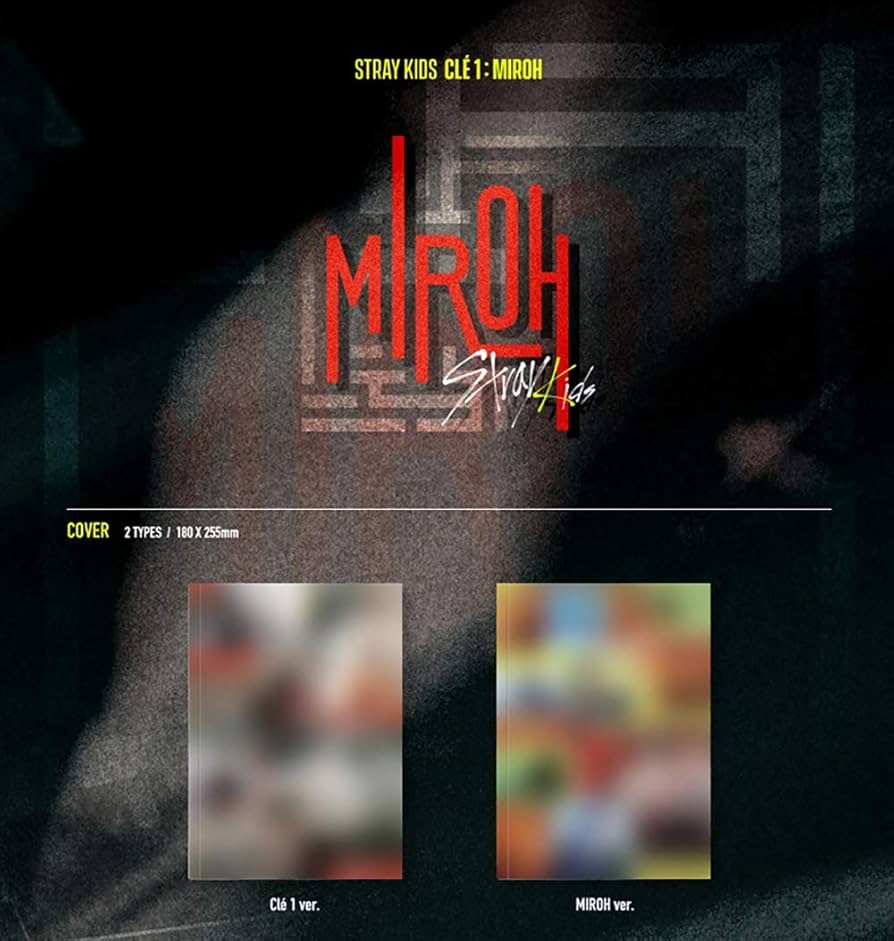 Amazon.com: STRAY KIDS 4th Mini CLE 1 : Miroh Album Standard (Clé