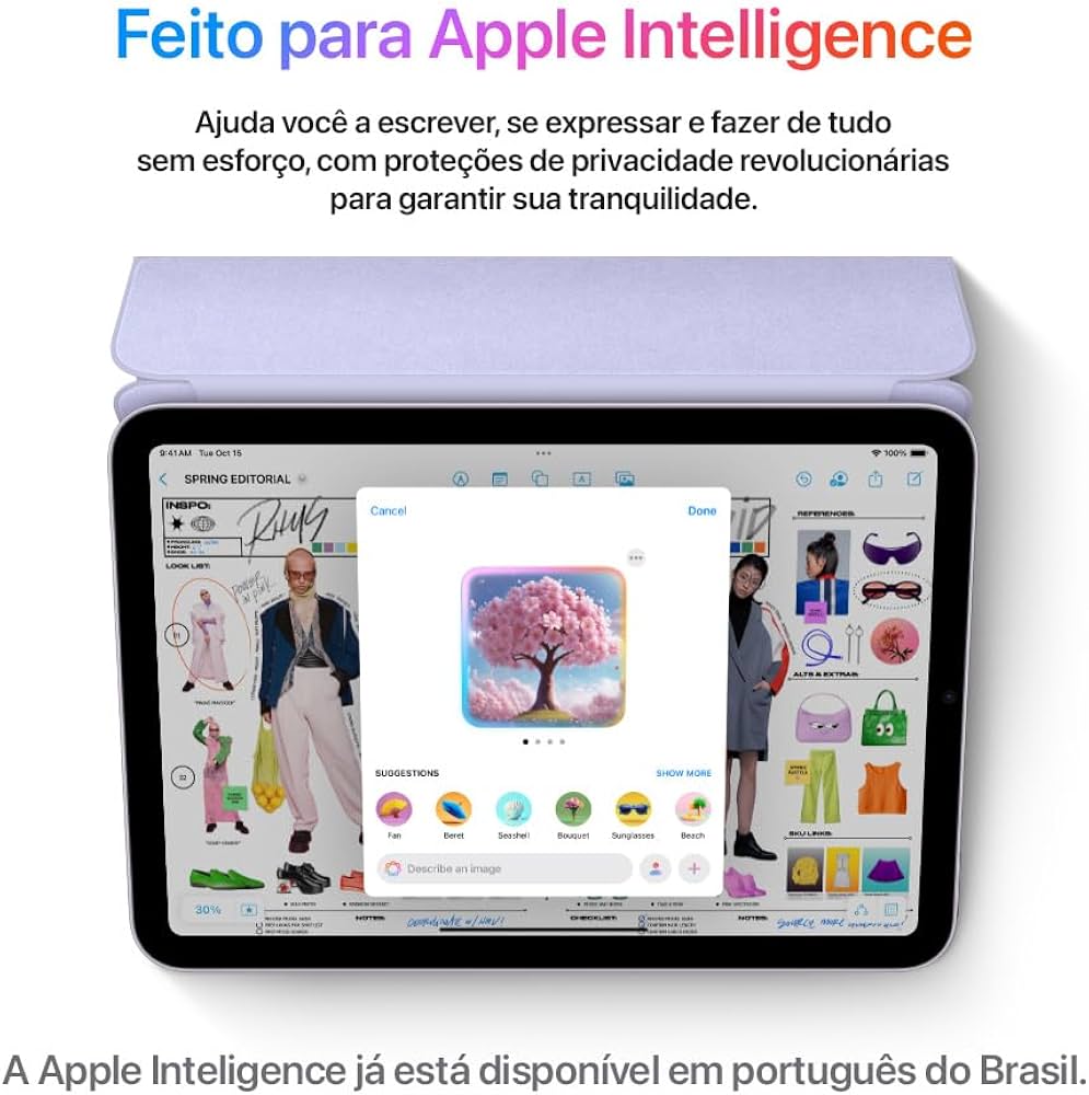 Apple 2024 iPad mini A17 Pro (Wi-Fi, de 256 GB) - Azul | Amazon.com.br
