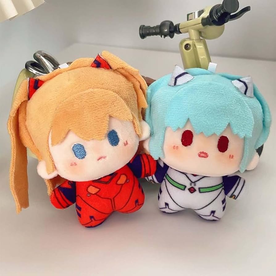 Amazon.co.jp: 綾波 レイ 惣流・アスカ・ラングレー ぬいぐるみ 人形