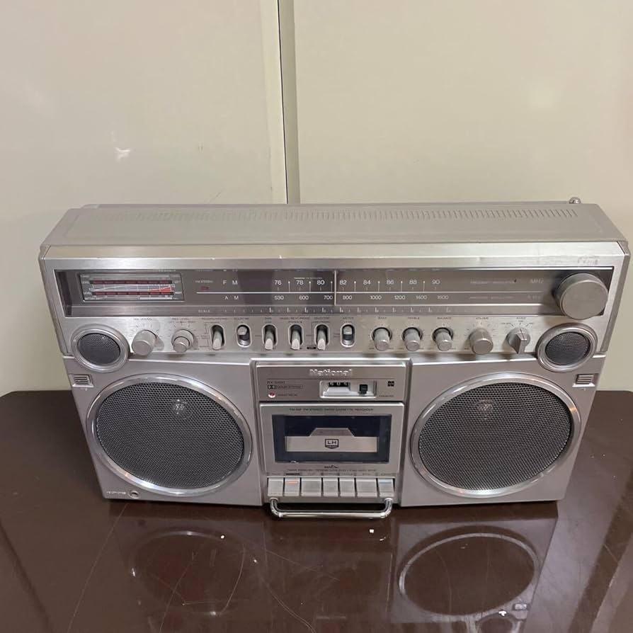 ♪昭和銘機 整備清掃ラジカセ National Disco MACRX-5500 ♪昭和銘機